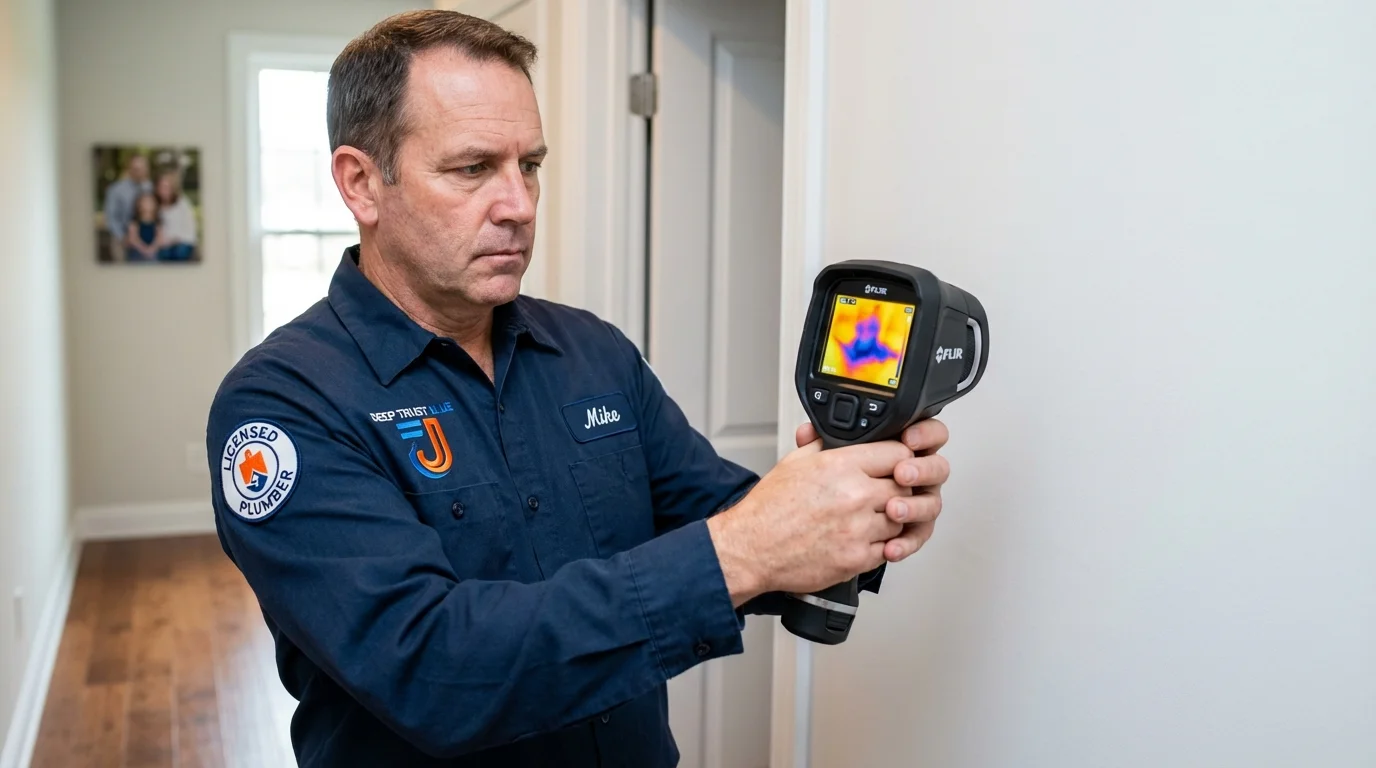 Thermal imaging leak detection by Johns Plumbing LLC in South Bend